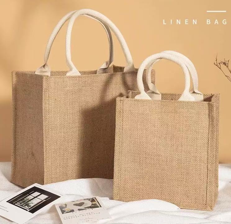 Hessian Shopping Bags Personalised